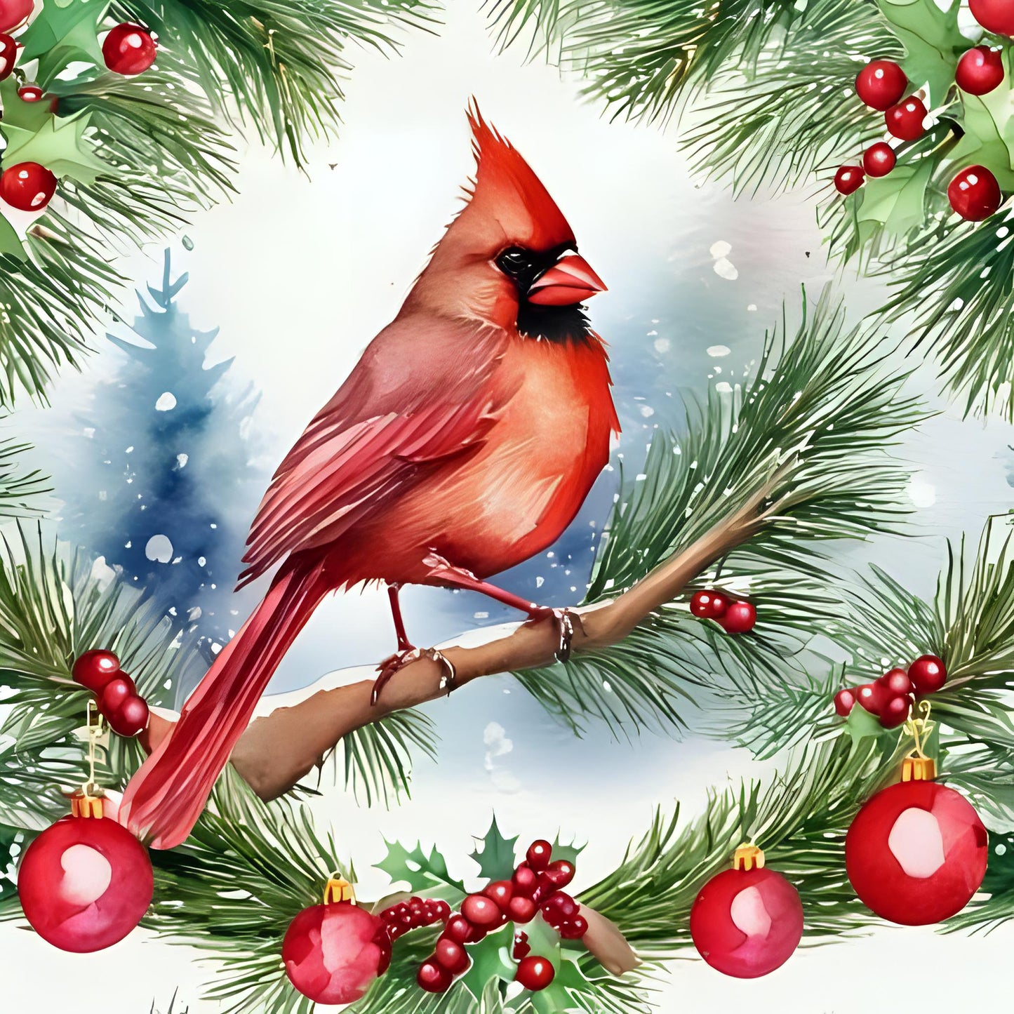 Cardinal berries A4
