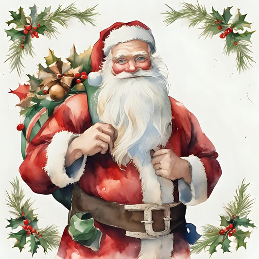 Old World Santa 1 Prints (Set 3) A4