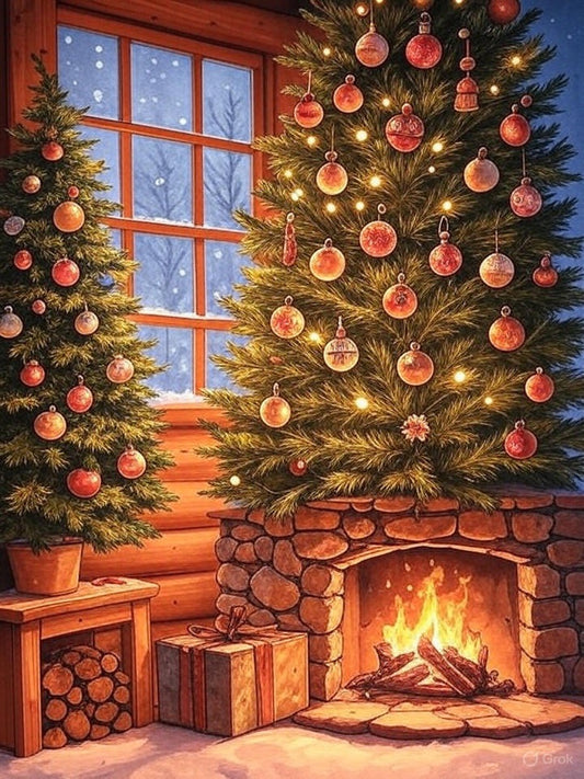Warm Christmas A4 print