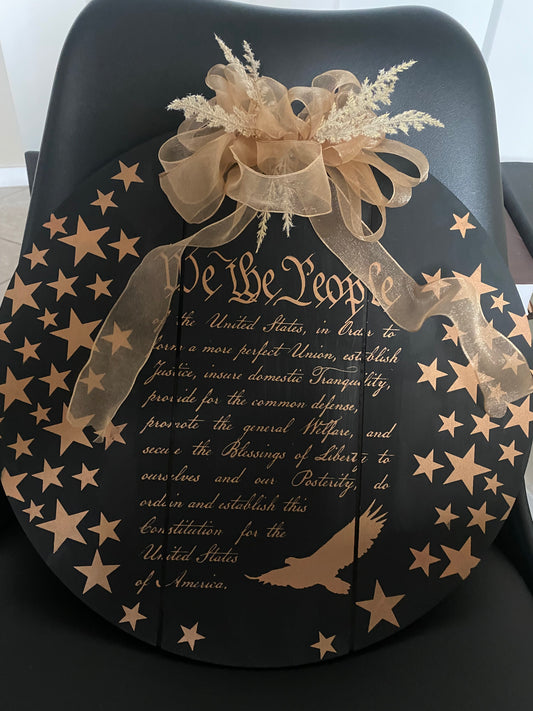 We The People Plaque