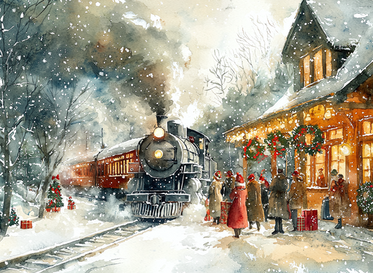 Q14- Train station print