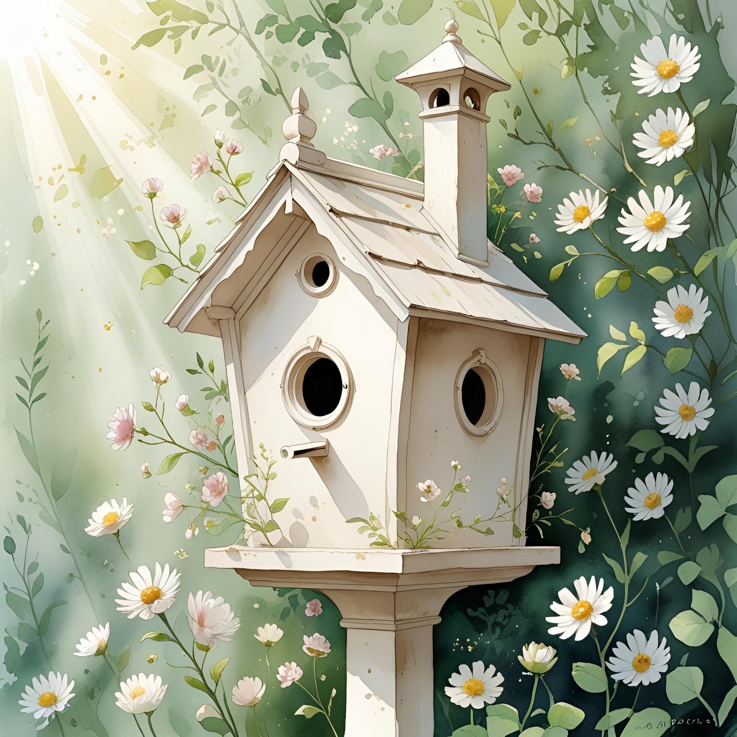Birdhouse Prints (set 3)A4