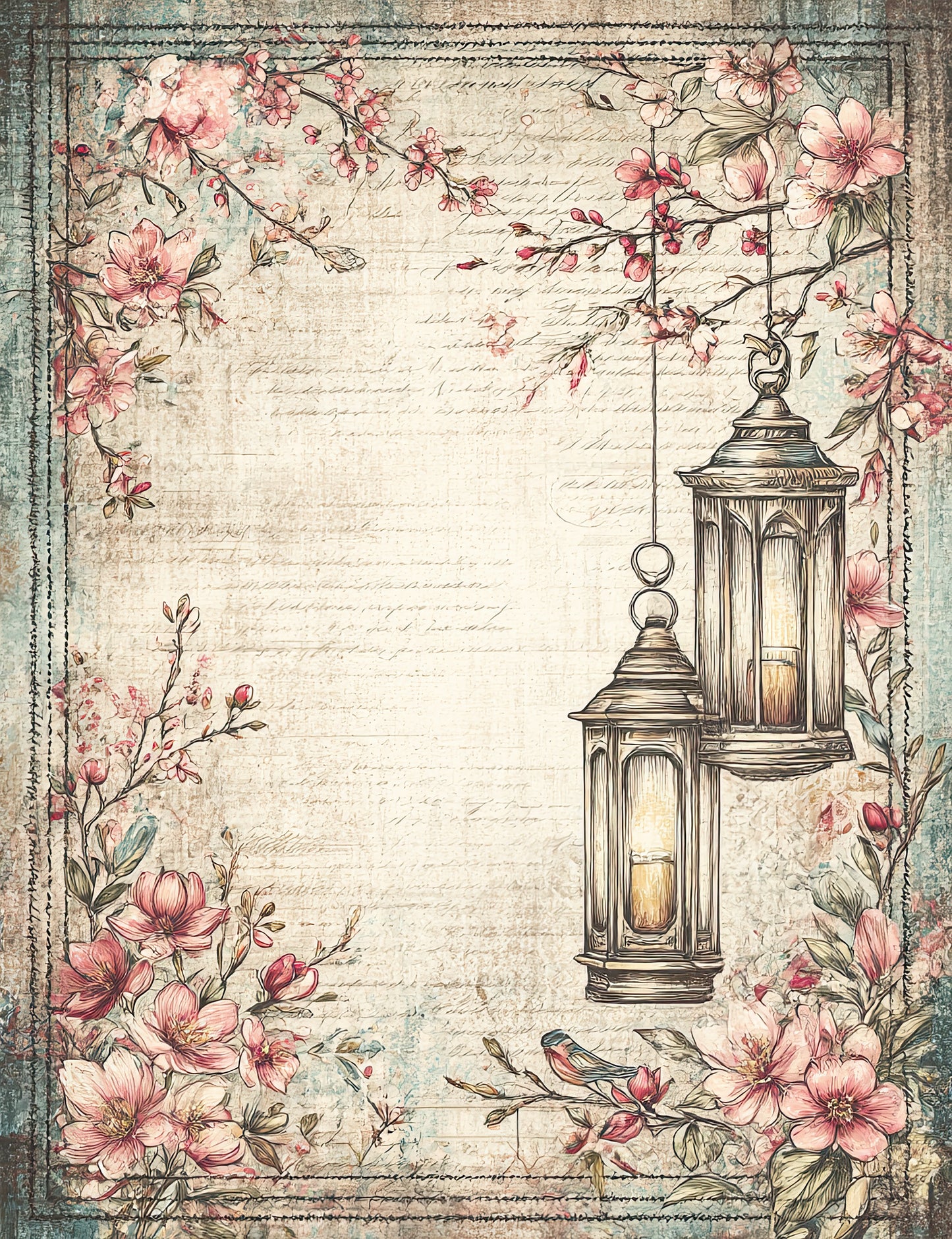A1-Elegant Japanese style prints (set 4)
